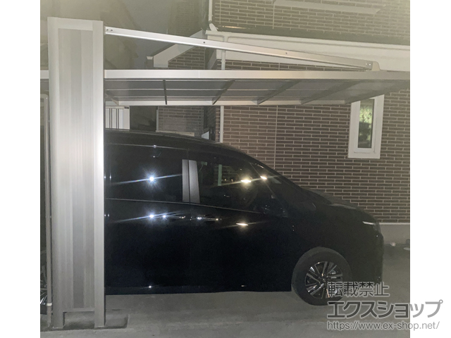 兵庫県明石市ののカーポート アーキフラン レギュラー 施工例