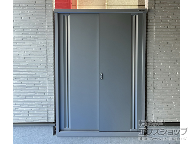 北海道札幌市のの物置・屋外倉庫 シンプリー 一般型 1320×615×1903（MJX-136E） MJX-136EP-PS 施工例