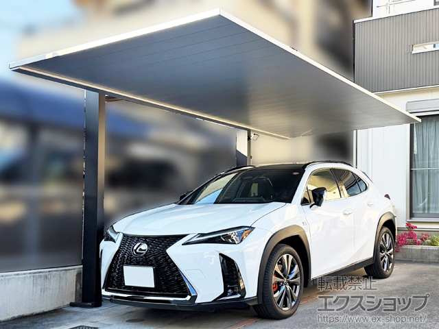 愛知県あま市ののカーポート プレーンルーフ 600タイプ 1台用 単体セット ツートーン 積雪〜20cm対応 施工例
