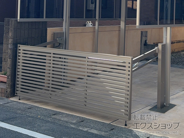 神奈川県横浜市ののカーゲート オーバードアS3型 電動式 施工例