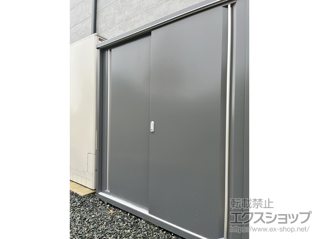 熊本県熊本市のの物置・屋外倉庫 シンプリー 一般型 1740×755×1903 MJX-177E-P-F 施工例