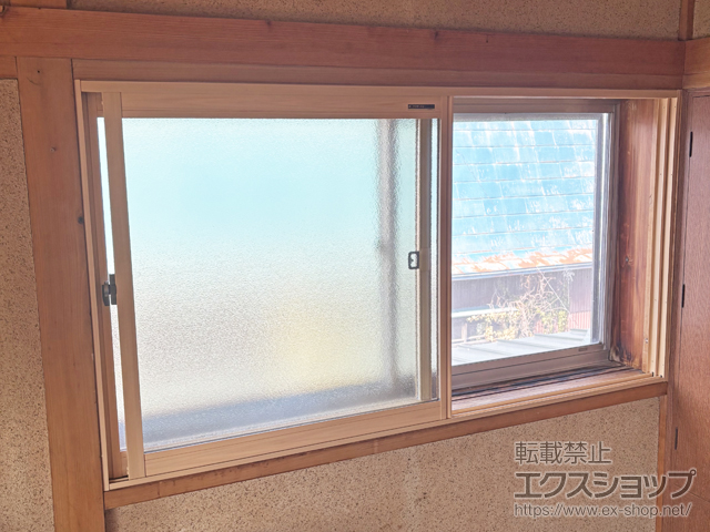 青森県十和田市のの二重窓（内窓） プラマードU 引違い窓 2枚建 施工例