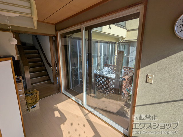 東京都町田市のの二重窓（内窓） インプラス 引違い窓 2枚建(ノックダウン品) 施工例