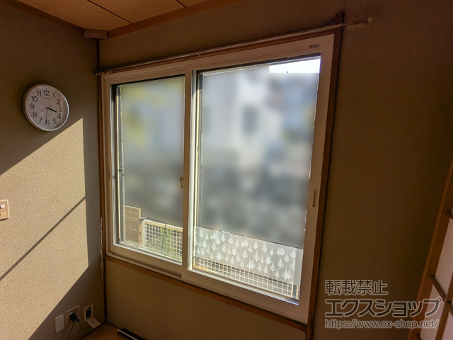 東京都町田市のの二重窓（内窓） インプラス 引違い窓 2枚建 施工例
