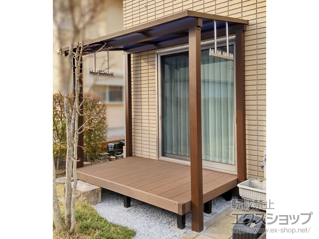 埼玉県加須市ののウッドデッキ マージウッドデッキ 施工例