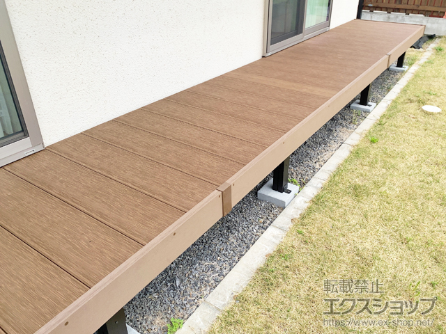 茨城県土浦市ののウッドデッキ リウッドデッキ 200 EG 施工例