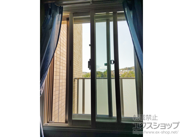 兵庫県川西市のの二重窓（内窓） インプラス 引違い窓 2枚建 施工例