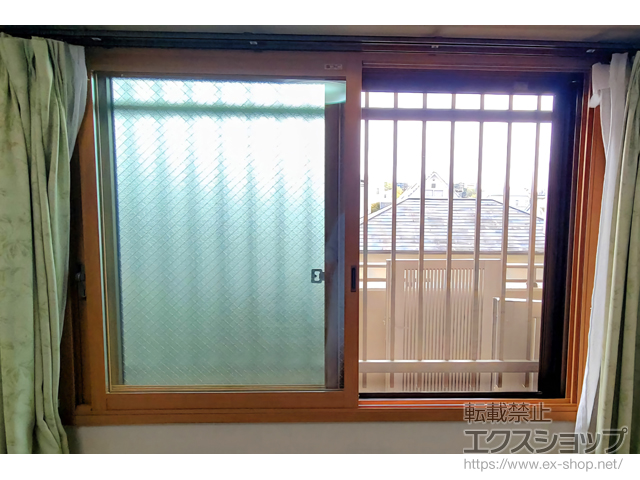 兵庫県西宮市のの二重窓（内窓） インプラス 引違い窓 変則2枚建 施工例