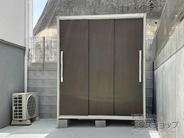 宮城県仙台市のの物置・屋外倉庫 エスモ 一般型 1650×924×1913 ESF-1609A-WC 施工例