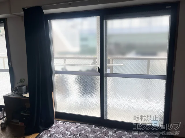 大阪府大阪市のの内窓（二重窓・二重サッシ） インプラス 引違い窓 2枚建 施工例