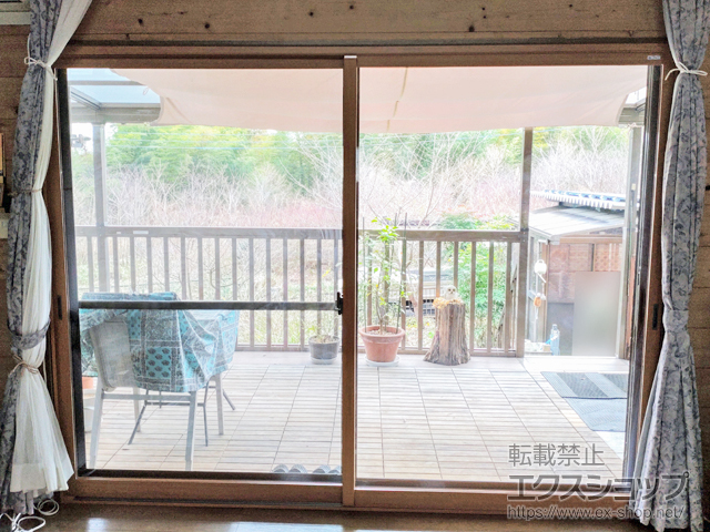 栃木県那須郡那須町のの二重窓（内窓） インプラス 引違い窓 2枚建(アジャスト枠) 施工例