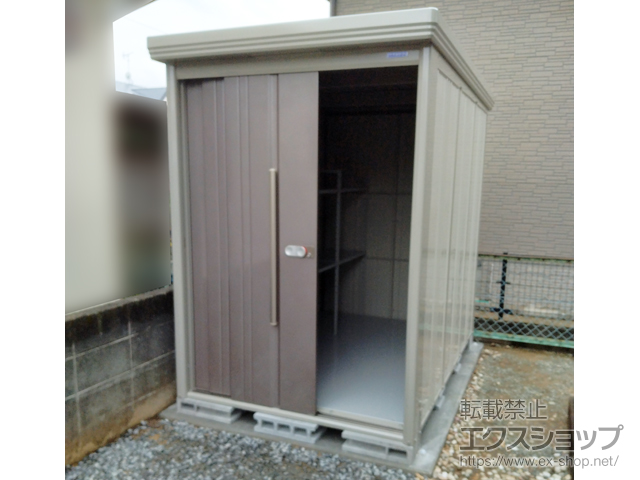 佐賀県三養基郡上峰町のの物置・屋外倉庫 Mr.ストックマンダンディ 一般型 1500×2290×2110 ND-1522-Y-B 施工例