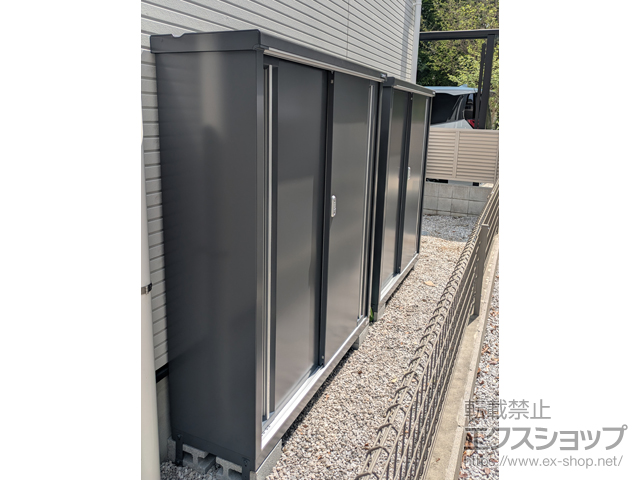 東京都練馬区のの物置・屋外倉庫 シンプリー 一般型 1320×415×1603 MJX-134D-P-F 施工例