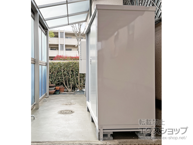 千葉県四街道市のの物置・屋外倉庫 シンプリー 一般型 1520×755×1603 MJX-157D-P-PS 施工例