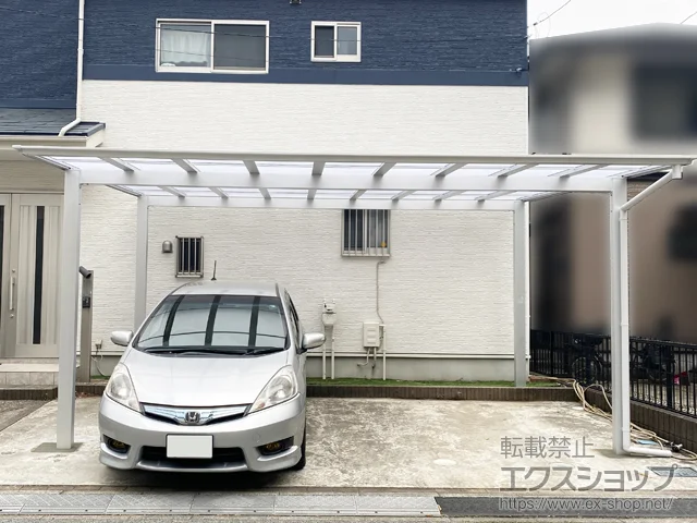 千葉県江戸川区のValue Selectのカーポート ソリッドポート ワイド 積雪〜20cm対応 施工例