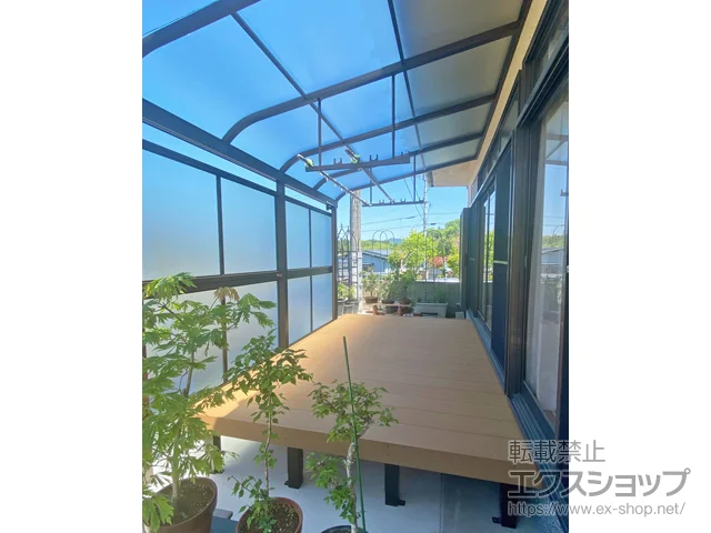 �啪���|�c�s��YKKAP�̃e���X���� �\�����A R�^ �e���X�^�C�v �P�� �ϐ�`20cm�Ή��{�݂艺�����Œ蕨���� ���C�h�^�C�v�{�O�ʃp�l�� 2�i �{�H��