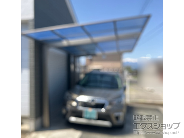 山梨県甲府市ののカーポート ソリッドポート 積雪〜20cm対応 施工例