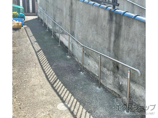 東京都八王子市のの手すり グリップライン 歩行補助手すり Φ38手すり用 アルミタイプ 施工例