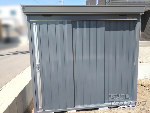長野県岡谷市のの物置・屋外倉庫 FORTA 多雪型 2210×1370×2085 FS-2214SF-CG 施工例