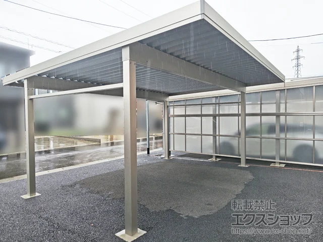 ���䌧�z�O�s�̂̕��u�E���[�E���O�q�ɁA�J�[�|�[�g �W�[�|�[�gPro �ϐ�150cm�Ή� 2��p 4�{�� �{�H��