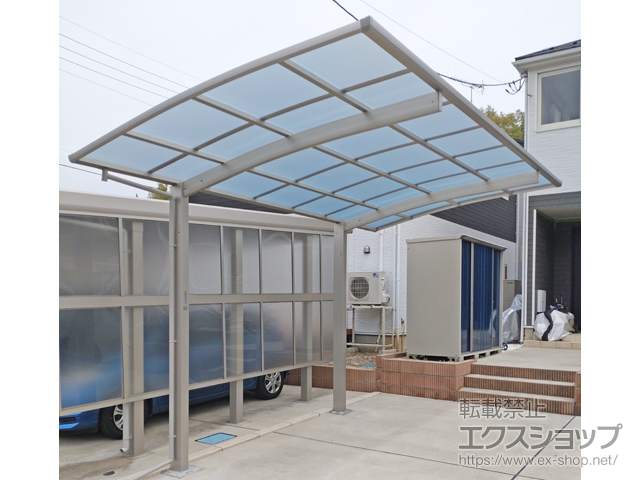 宮城県柴田郡柴田町ののカーポート アリュース 600タイプ 1台用 積雪〜20cm対応 施工例