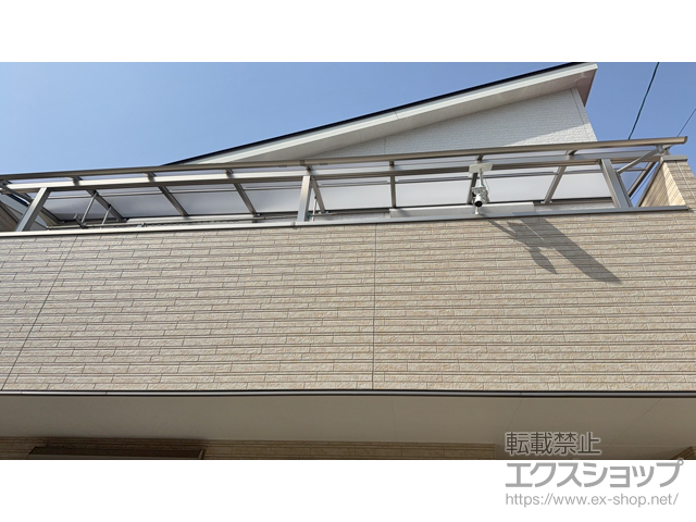 大阪府大阪市ののバルコニー・ベランダ屋根 ソラリア R型 屋根タイプ 連棟 積雪〜20cm対応 施工例