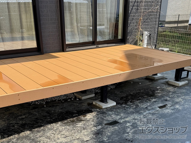 神奈川県横浜市ののウッドデッキ リウッドデッキ 200 施工例