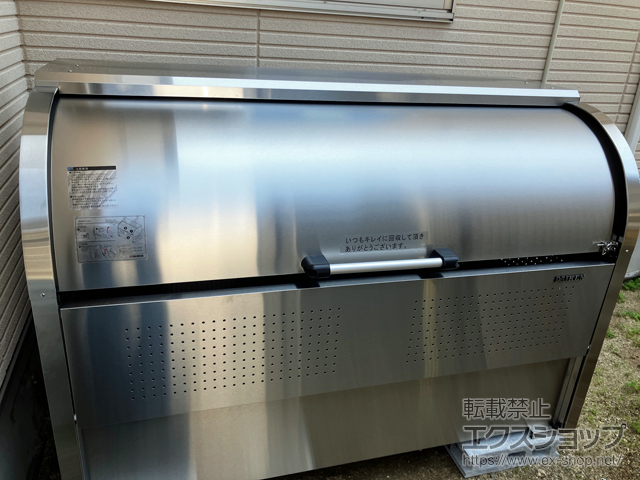 愛媛県松山市ののゴミステーション クリーンストッカー CKS-1607型 （容量1000L） 施工例