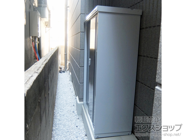 神奈川県川崎市のの物置・屋外倉庫 シンプリー 一般型 1100×515×1603（MJX-115DP） MJX-115DP-CG 施工例