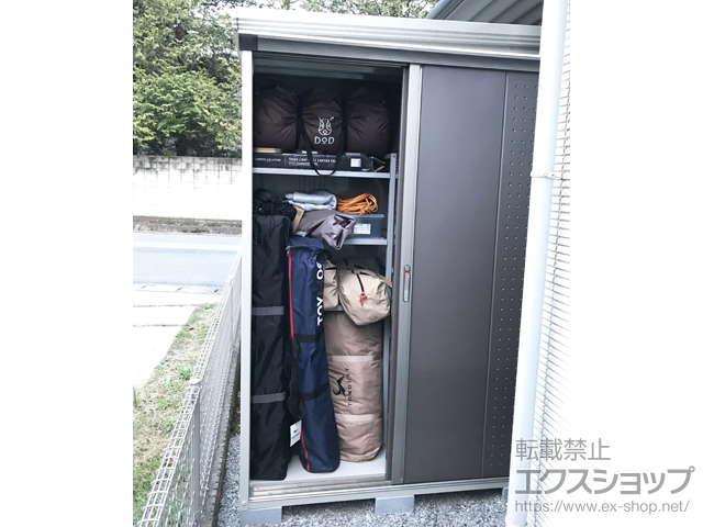 栃木県小山市のの物置・屋外倉庫 グランプレステージジャンプ 1488×750×2100　GP-157HF GP-157H-F-CB 施工例