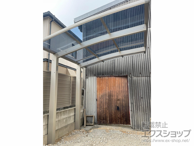 福岡県福岡市ののサイクルポート・駐輪場 プレシオスポート ミニ 積雪〜20cm対応 施工例