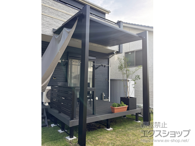 神奈川県横浜市ののテラス屋根 プレーンルーフ テラス 施工例
