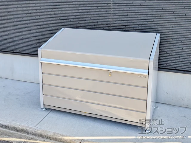 愛知県名古屋市のイナバのゴミステーション・ゴミストッカー ダストボックスミニ メッシュ床タイプ DBN-147M 800L 施工例