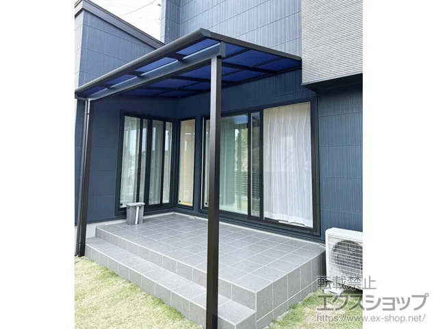 鹿児島県霧島市のYKKAPのテラス屋根 ソラリア F型 テラスタイプ 単体 積雪～20cm対応 施工例