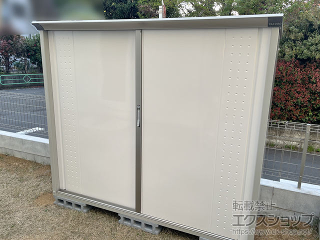 東京都狛江市のの物置・屋外倉庫 グランプレステージジャンプ 1879×650×1600 GP-196B-F-SW 施工例