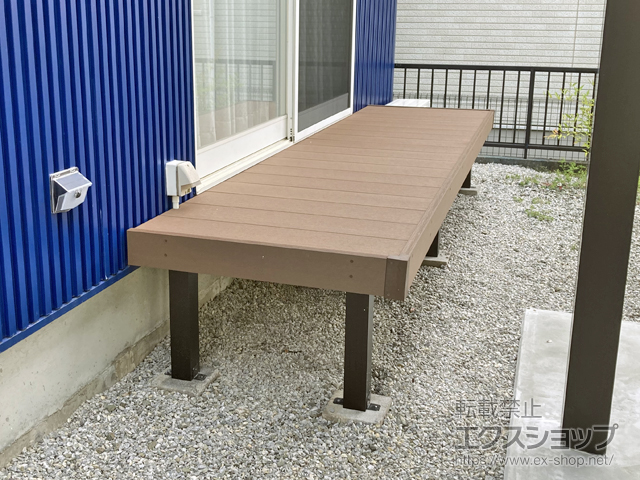 愛知県豊川市ののウッドデッキ マージウッドデッキ 施工例