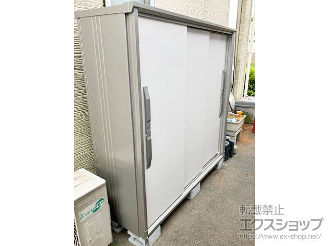 栃木県小山市のの物置・屋外倉庫 エスモ 一般型 1650×537×1614 ESF-1605D-TW 施工例