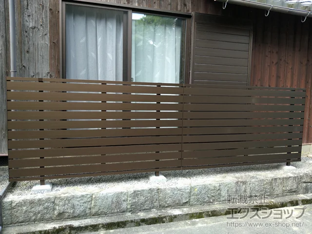 ���ꌧ�F���s��YKKAP�̃t�F���X�E��E�� �V���v���I �t�F���XYS2�^ ���X���b�g ���ڃ^�C�v �{�H��