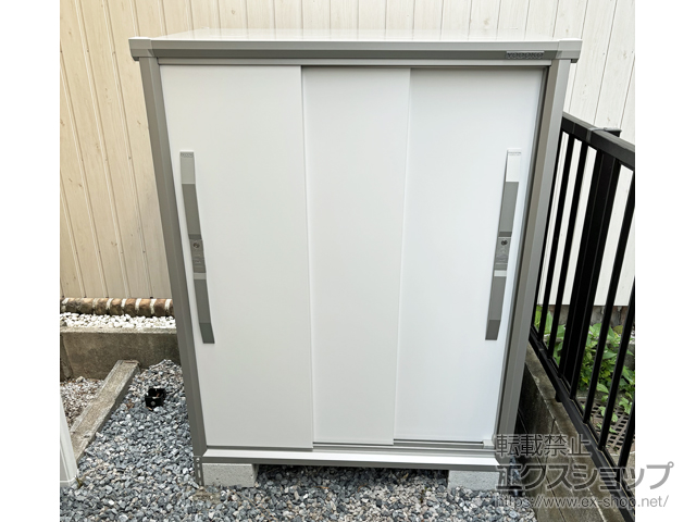 東京都武蔵野市のの物置・屋外倉庫 エスモ 一般型 小型物置 1065×674×1313 ESF-1006G-TW 施工例