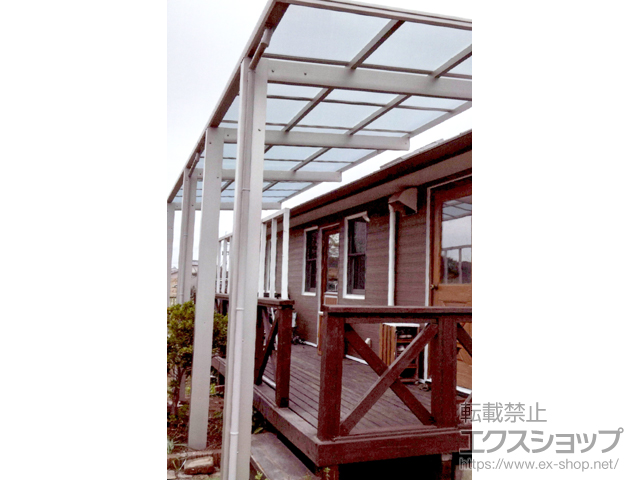 大分県大分市ののサイクルポート・駐輪場 エフルージュ FIRST ミニ 600タイプ 縦連棟 積雪〜20cm対応 施工例