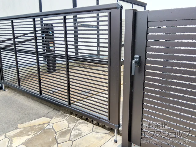 �a�̎R���a�̎R�s��YKKAP�̃J�[�Q�[�g ���V�A�X�A�b�v�Q�[�g 1�^ ���i�q �蓮 �{�H��