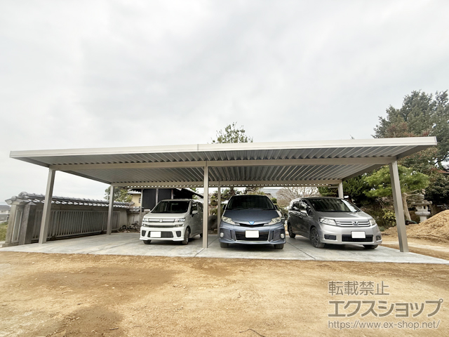 ���쌧�����q�s��YKKAP�̃J�[�|�[�g �W�[�|�[�gPro �ϐ�30cm�Ή� 4��p ������ (2��~2) 6�{�� �{�H��