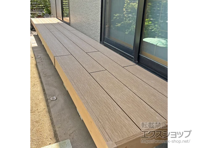岡山県大和市のLIXIL リクシル(TOEX)のウッドデッキ リウッドデッキ S EG 施工例