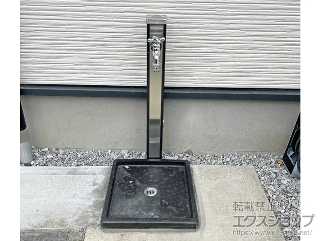 神奈川県秦野市のユニソン(UNISON)の立水栓・ガーデンシンク・水栓柱 スプレスタンド70 蛇口1個セット 施工例