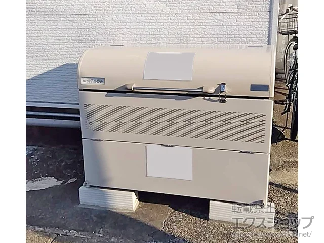 岐阜県岐阜市のヨドコウのゴミステーション・ゴミストッカー ダストピット Uタイプ DPUB-500 500L 施工例