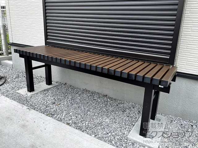 東京都小金井市の三協アルミのウッドデッキ 濡縁(ぬれえん) 木樹脂タイプ 施工例