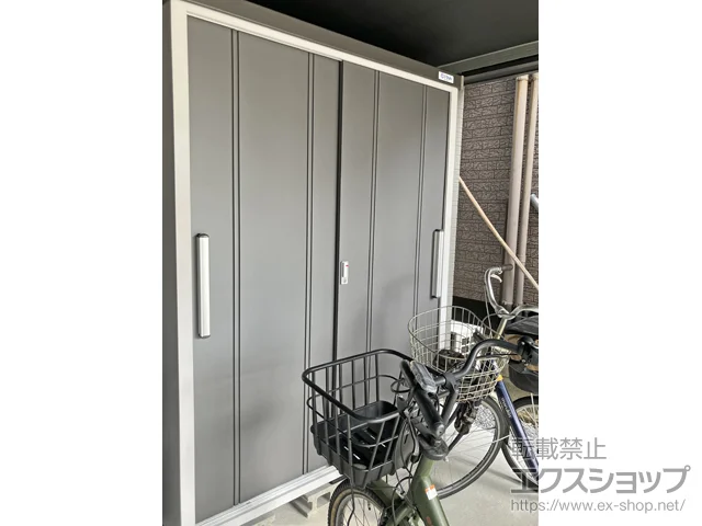 東京都葛飾区のサンキンの物置・収納・屋外倉庫 クール 一般型 1500×900×1947 EC-1590-GK 施工例