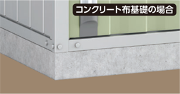 コンクリート布基盤の場合