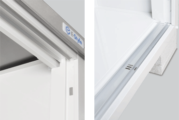 滑らかな開閉と耐久性を兼ね備えた戸車落とし込み加工付アルミ製レール(上下)